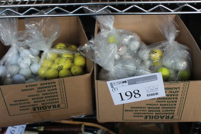 10 dozen practice golf balls