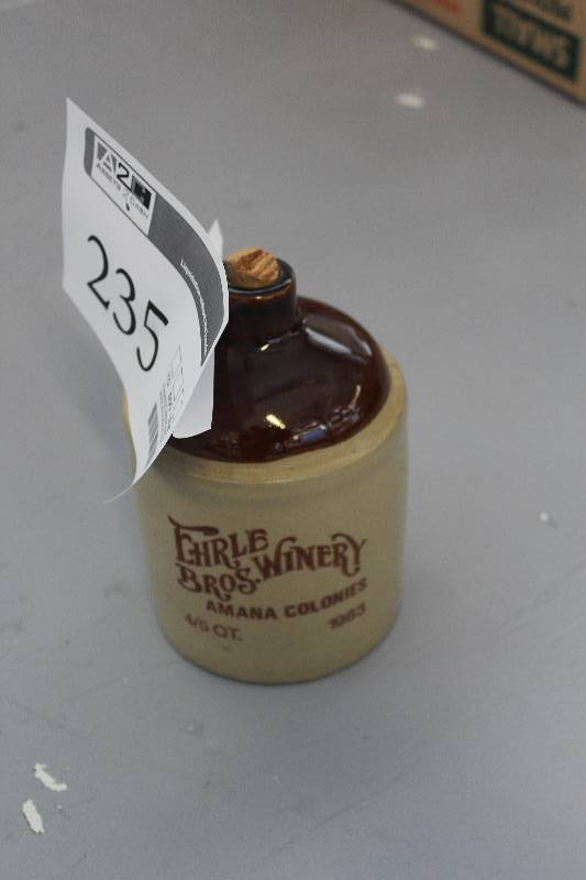 Commemorative 1983 pottery wine jug