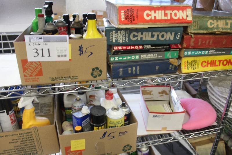 Chilton auto repair manuals and other automotive reading materials