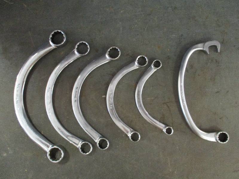 lot 46 image: Half Moon Wrenches