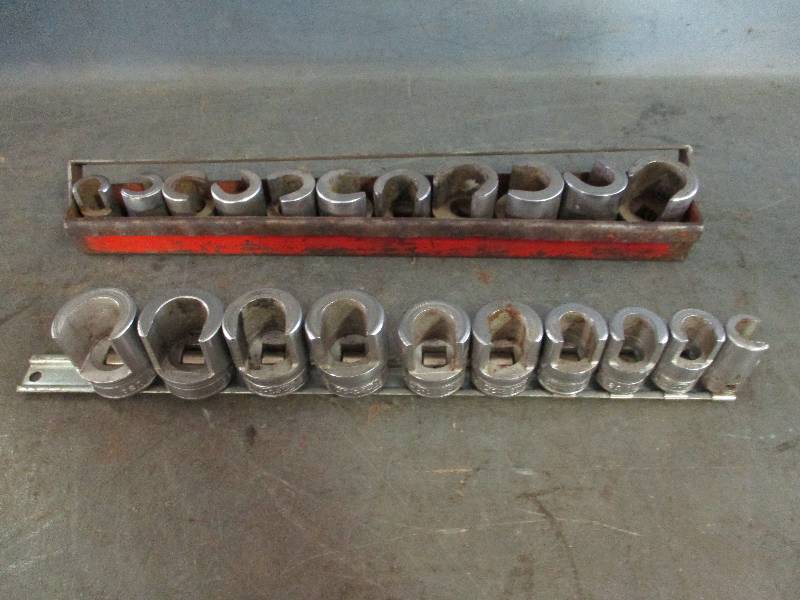 lot 70 image: 2 - 38 Drive Snap-On Socket Sets
