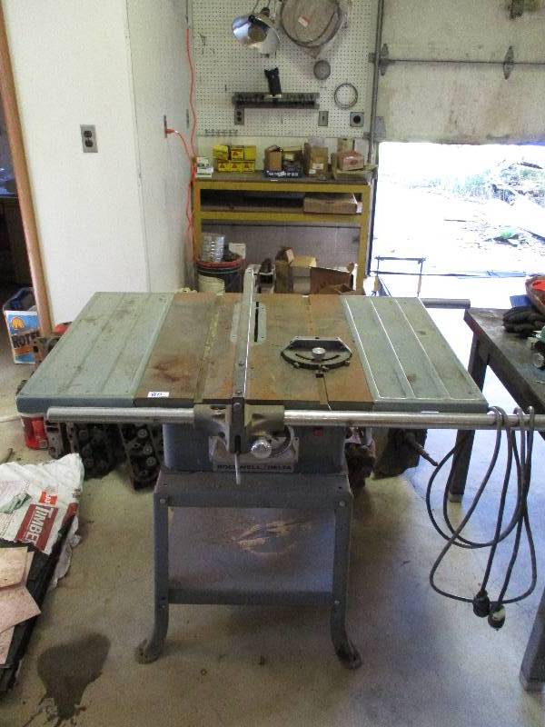 lot 80 image: Rockwell  Delta Table Saw
