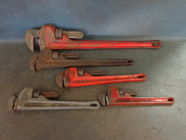 lot 116 image: Pipe Wrenches