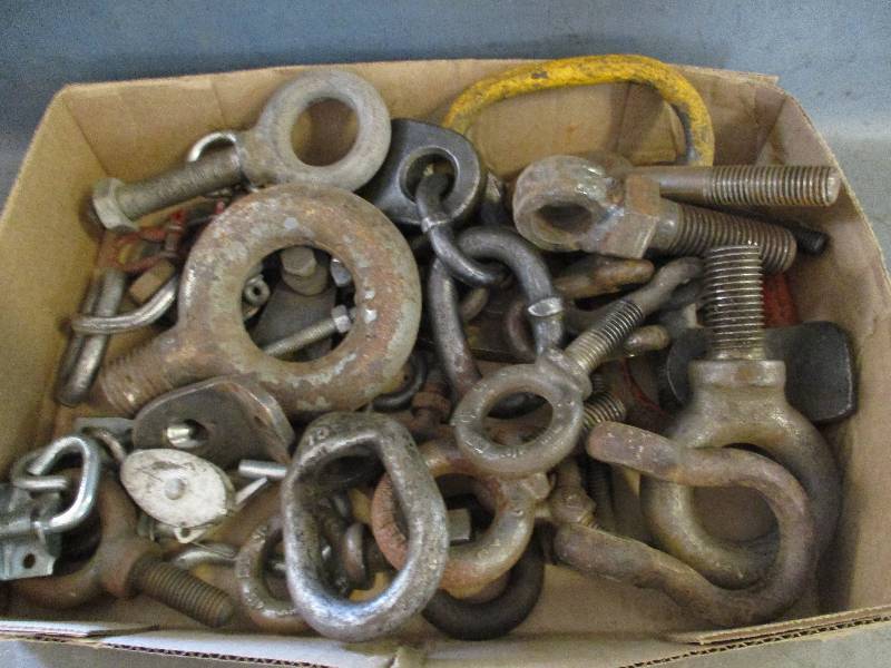 lot 200 image: Eye Bolts and Hoist Accesories