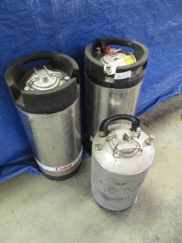 lot 211 image: Soda Canisters