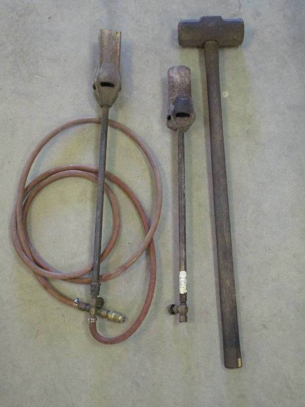 lot 225 image: Sledge Hammer & Propane Torch