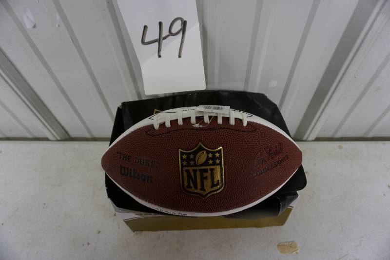lot 49 image: Wilson Minnesota VikingsNFL 50th Anniversary Autographed Football