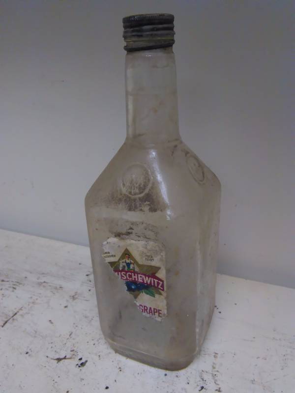 Manischewitz wine bottle, vintage