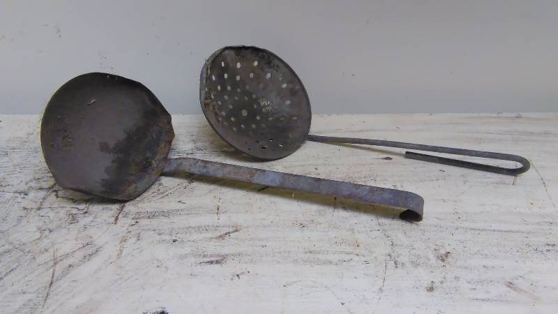 Minnow strainer and large ladle