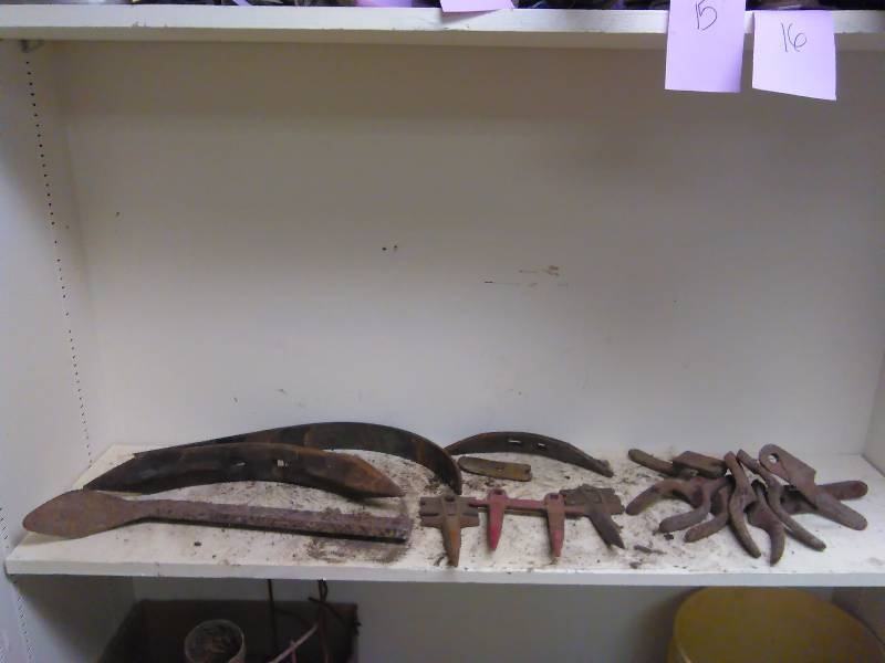 AntiqueVintage cultivator-digger teeth and spades