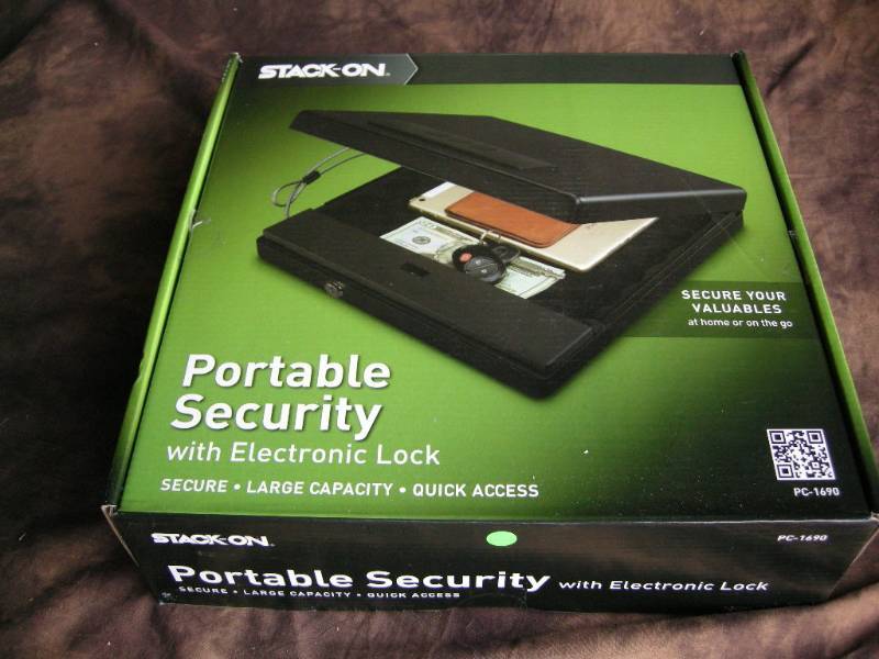 lot 33 image: Portable Security Case with Electronic Lock