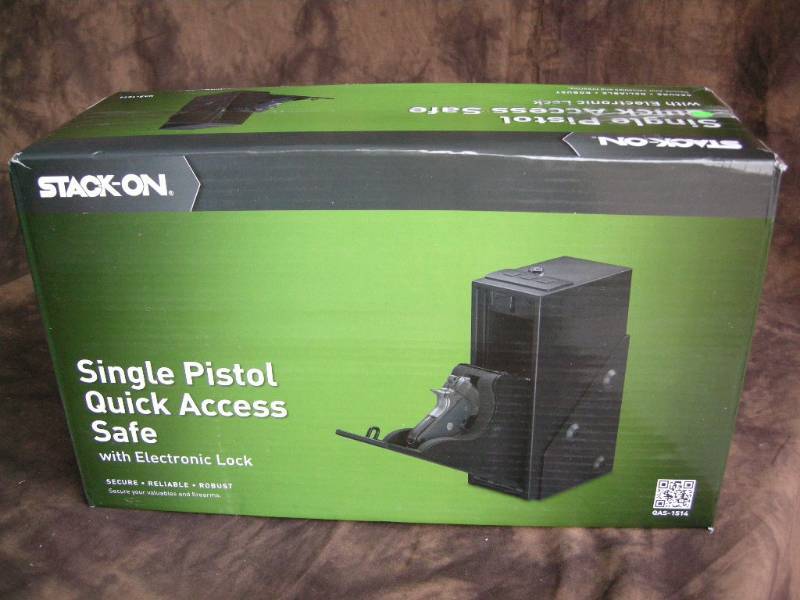 lot 38 image: Single Pistol Quick Access Safe with Electronic Lock