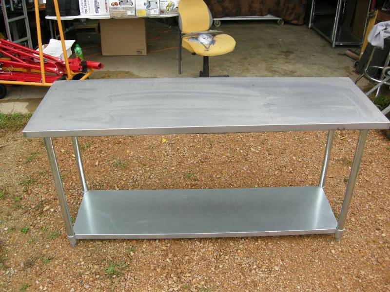 lot 58 image: Stainless Steel WorkPrep Table