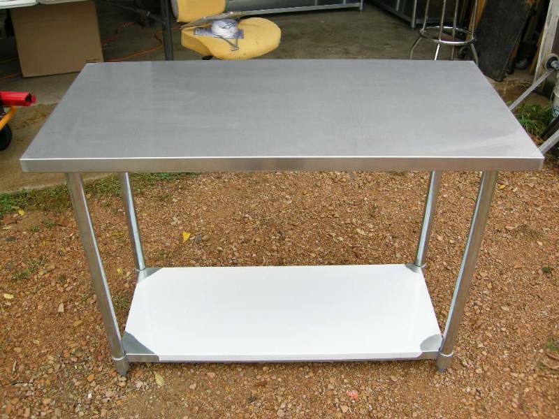 lot 55 image: Stainless Steel WorkPrep Table