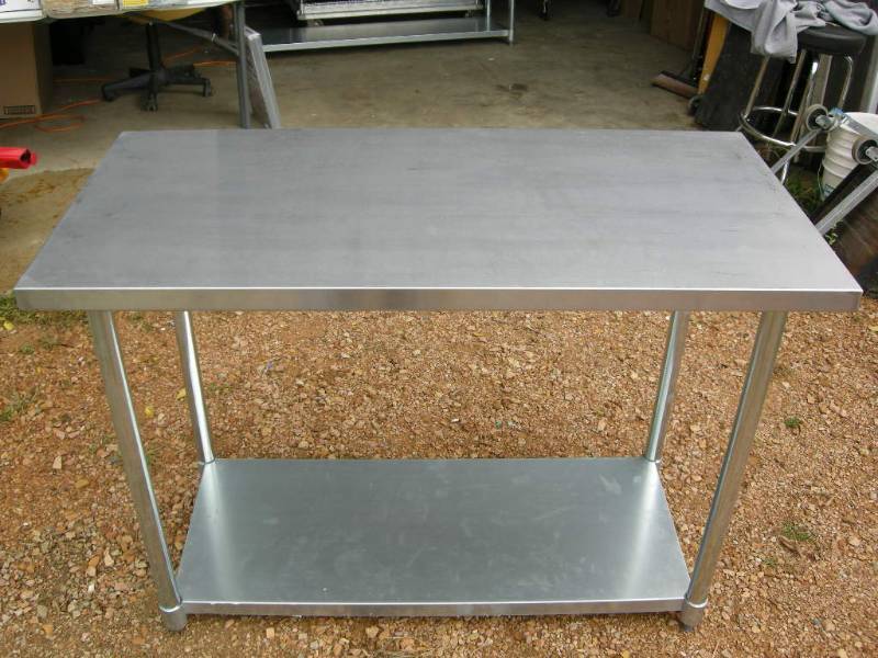 lot 60 image: Stainless Steel WorkPrep Table