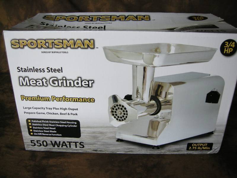 lot 72 image: Sportsman Stainless Steel Meat Grinder
