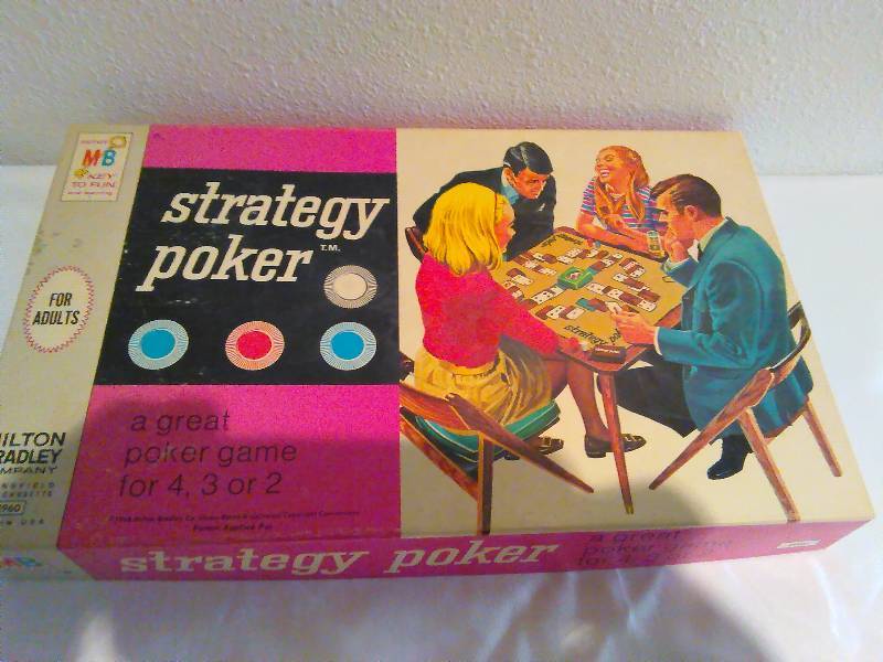 lot 5 image: Strategy Poker by Milton Bradley