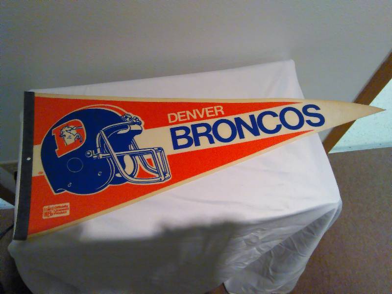 lot 67 image: Pennant, NFL, Denver Broncos