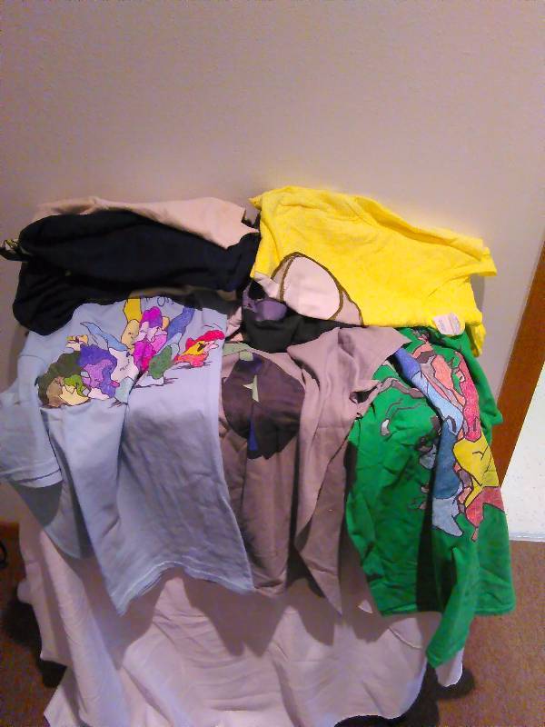 lot 141 image: (12) L New Men Ts and Tanks