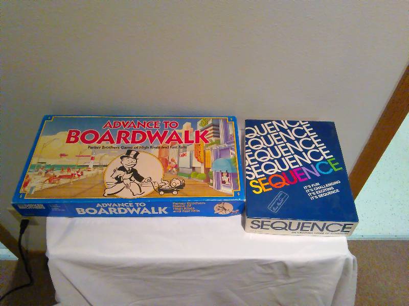 lot 154 image: Sequence and Advance to Boardwalk board games