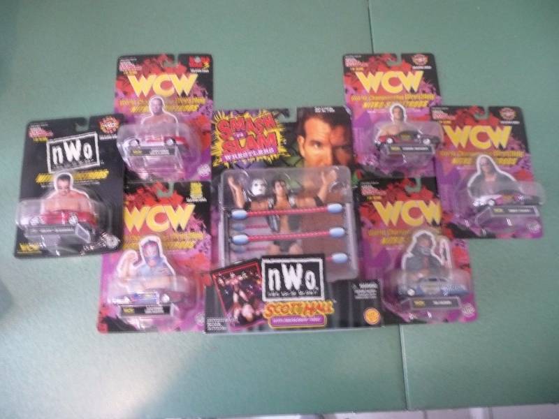 lot 12 image: VINTAGE WRESTLING ACTION FIGURES AND COLLECTIBLE CARS WCW & NWO