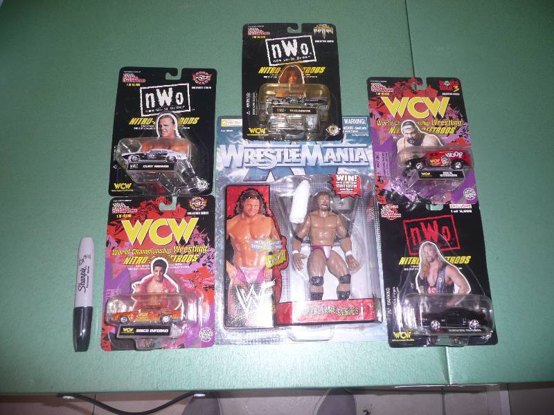 lot 13 image: VINTAGE WRESTLING ACTION FIGURES AND COLLECTIBLE CARS WCW & NWO