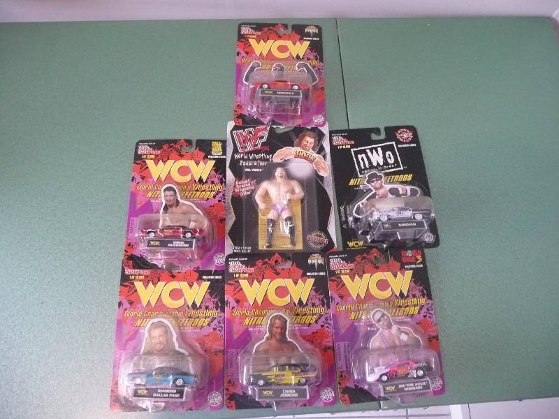 lot 14 image: VINTAGE WRESTLING ACTION FIGURES AND COLLECTIBLE CARS WCW & NWO