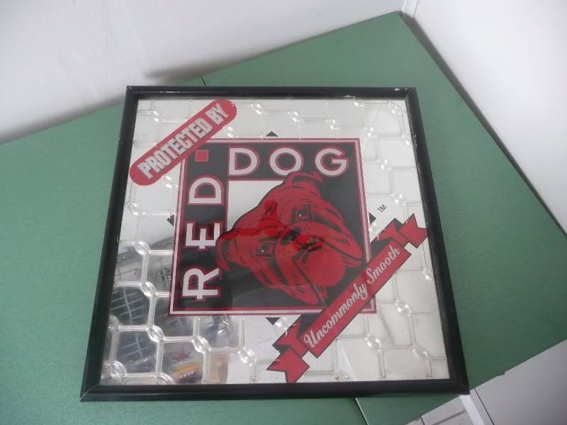 lot 44 image: RED DOG MIRROR