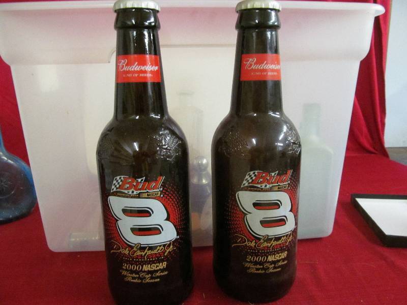 lot 127 image: Nascar Bud Light Bottles