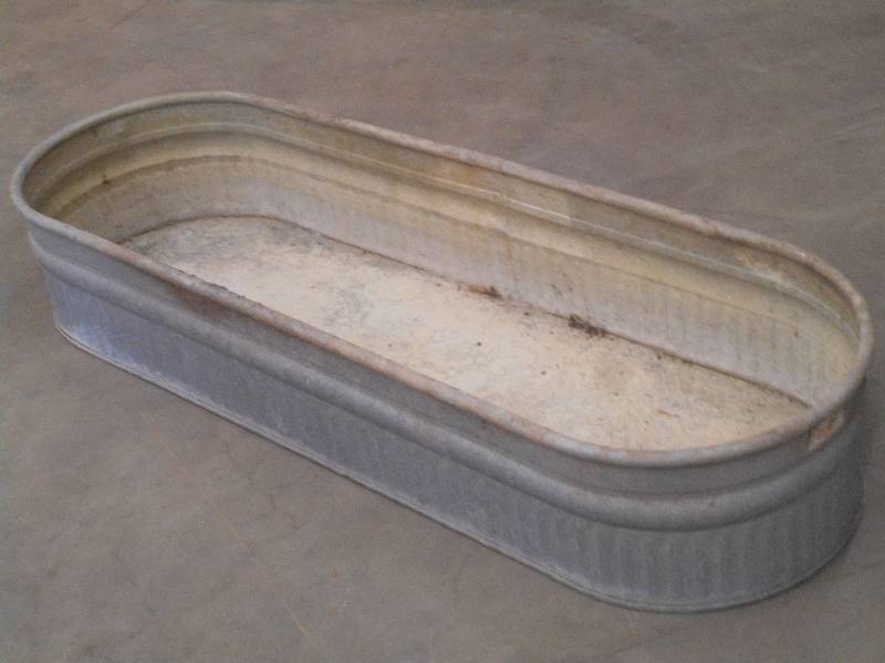 lot 31 image: 6ft Galvanized Tub, 12 Depth ...