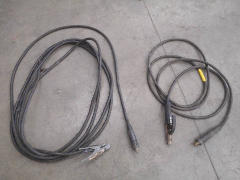 lot 45 image: Lot Of (2) Commercial Welding Leads...