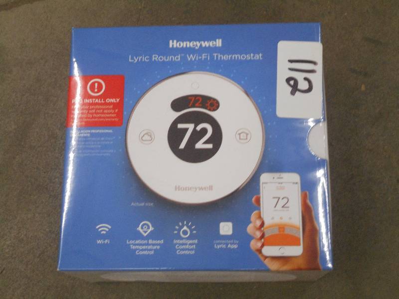lot 112 image: New Honeywell Lyric Round Wi-Fi The...