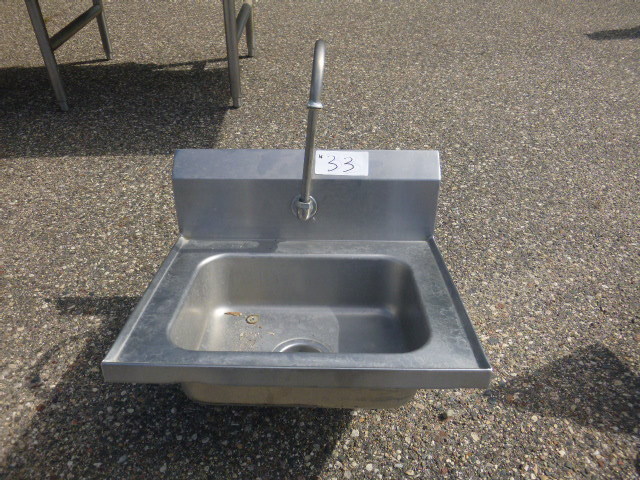 lot 33 image: Stainless Steel Hand Sink