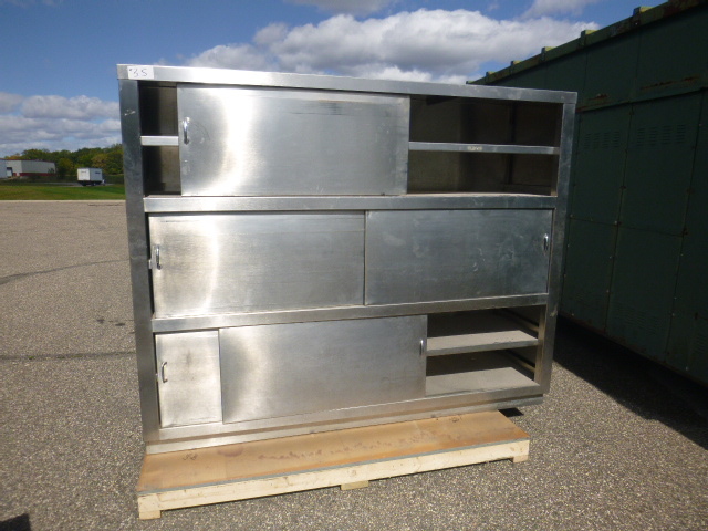 lot 35 image: Stainless Steel Storage Cabinet