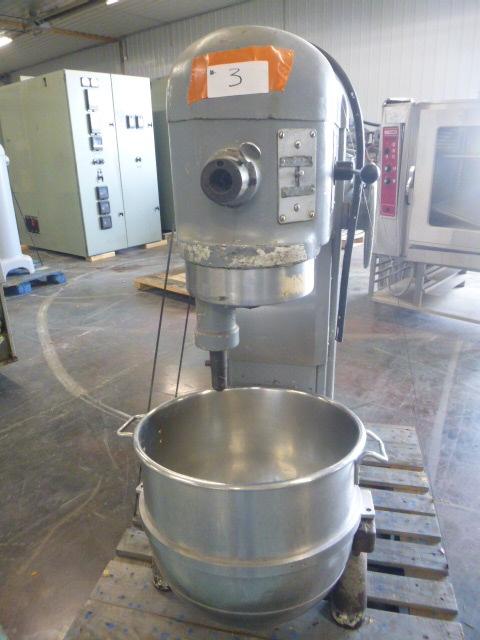 lot 3 image: Hobart 60 Quart Mixer