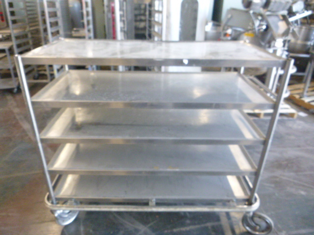 lot 72 image: Stainless Steel 4 Tier Cart