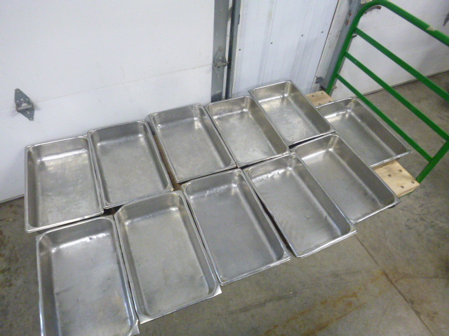 lot 118 image: 11 Full Size Steam Table Pans