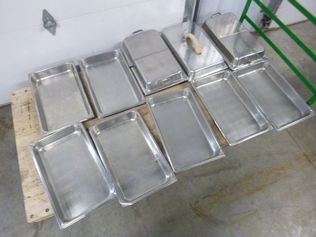 lot 168 image: 10 Steam Table Pans