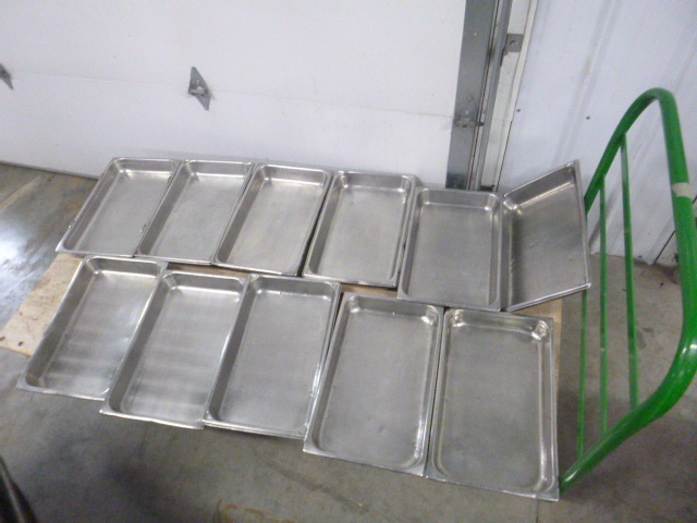 lot 169 image: 11 Steam Table Pans