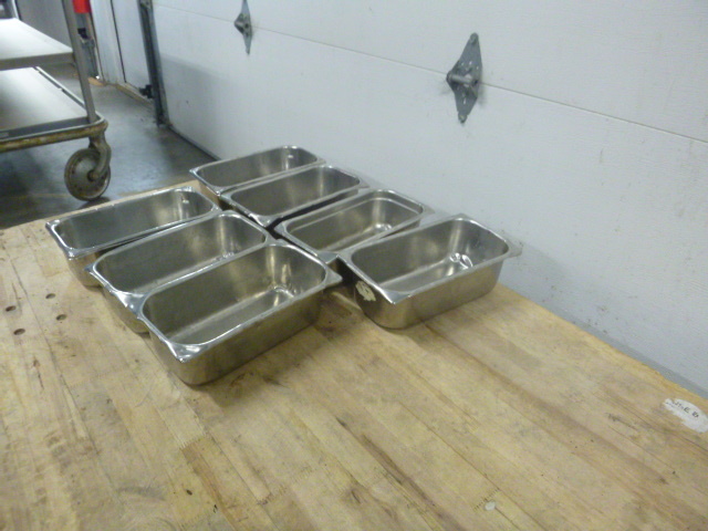 lot 175 image: 7 Stainless Steel Pans