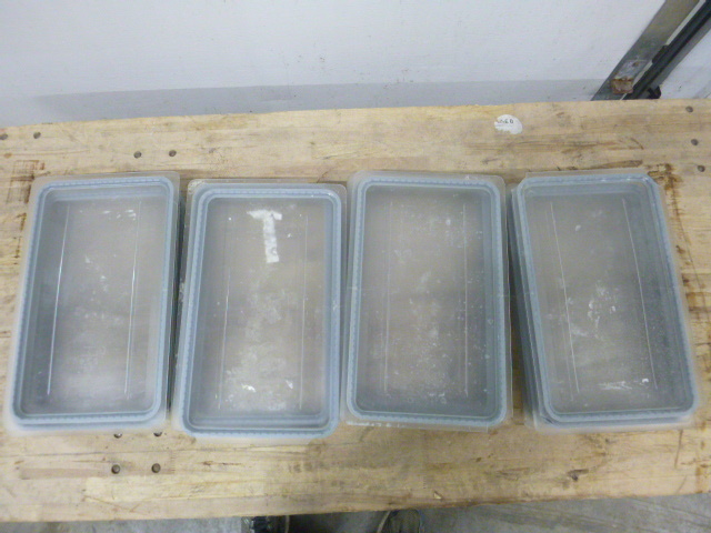 lot 185 image: 16 Full Size Steam Pan Covers