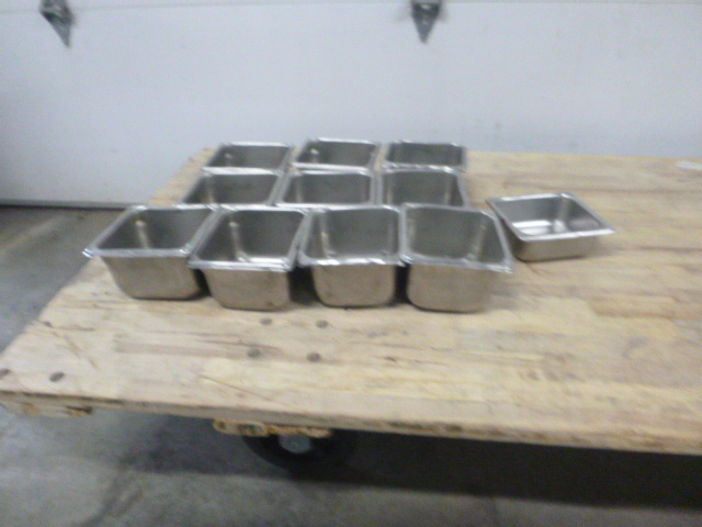 lot 188 image: 10 Stainless Steel Pans