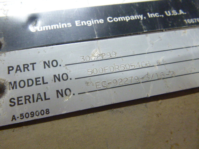 how standby list does work EQUIPMENT RESTAURANT Generator Cummins in  Standby