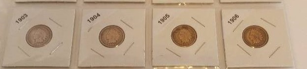 Lot of (20) Indian Head Pennies - All Different Dates