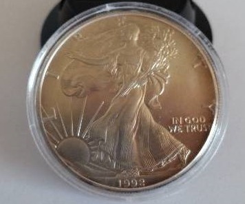1992  1 oz. American Silver Eagle bullion coin