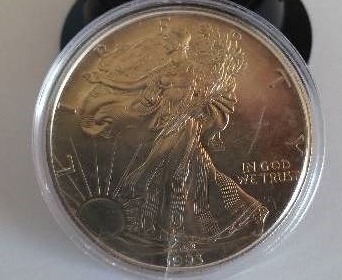 1993 1 oz. American Silver Eagle bullion coin
