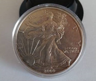 2000 1 oz American Silver Eagle bullion coin