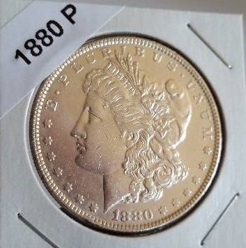1880-P (Philadelphia Mint) Morgan Silver Dollar