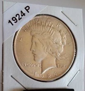 1924-P (Philadelphia Mint) Silver Peace Dollar