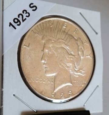 1923-S Silver Peace Dollar